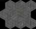 Плитка Italon Метрополис Империал Блэк Айкон мозаика арт. 620110000158 (28,6x38,7)